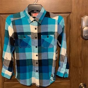 Boys flannel shirt. New by Mambo, size S.